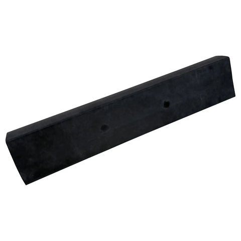 Universal Heavy Duty Rubber Bumper Strip 10 By 2 By 2 Inches For Delivery Vans And Work Trucks Dock Guard with predrilled holes