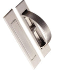 Invisible Cabinet Handles Pack Of 2 Hidden Concealed Tatami Handles Zinc Alloy With 180 Degree Rotation For Cupboard Drawer And Closet Pulls