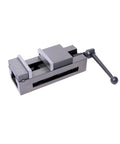Precision 4 Inch Bench Vise QM16100N Heavy Duty Clamping Tool For CNC Milling Machine And Drilling Operations with lever.