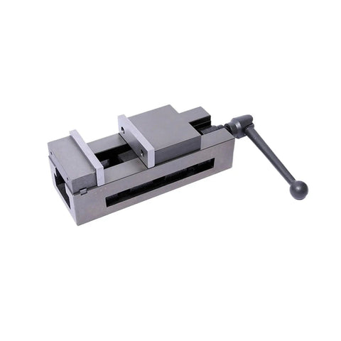 Precision 4 Inch Bench Vise QM16100N Heavy Duty Clamping Tool For CNC Milling Machine And Drilling Operations with lever.