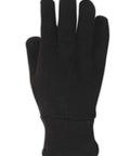 Single Ramie Cotton Jersey Glove With Clute Pattern For Work Mens Size Brown Budget Friendly Style Soft Knit Wrist Cuff