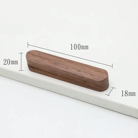 Kickin Style With These Super Snug Modern Walnut Drawer Pulls 10 Pack Real Deal Solid Wood Cabinet Grips Durable Unique Grain Kitchen Handles