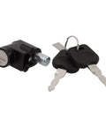 Electric Bike Battery Lock And Key Kit For One To Two Battery Cases Compatible With E Bike Components, black lock and two keys