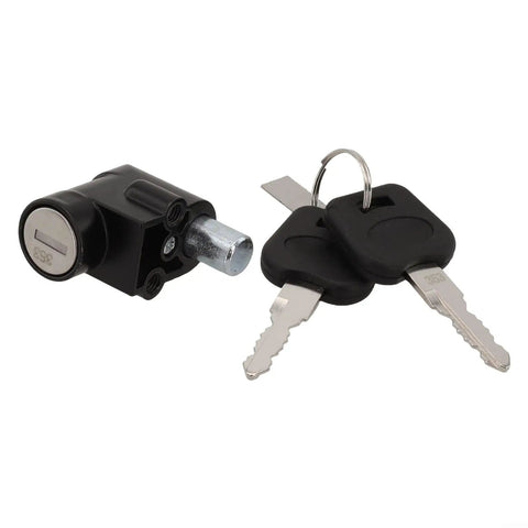 Electric Bike Battery Lock And Key Kit For One To Two Battery Cases Compatible With E Bike Components, black lock and two keys