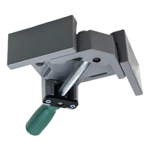 Heavy Duty Right Angle Clip Clamp Featuring Knockout Grip stays put for woodworking jigs with durable polymer shell and steel spring.