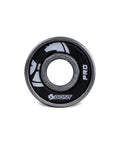 Bont Pro Racing 608 skate bearing, metal with black shield, front view