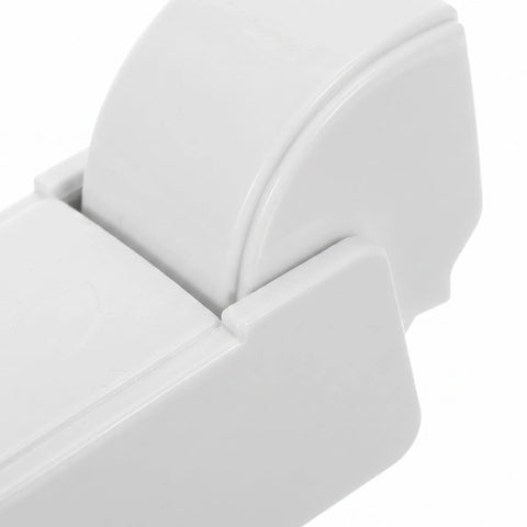 Close-up of white iron hinge for Universal Freezer Door Hinges With Spring White Iron Replacement Parts For Chest Freezers And Flip Lids