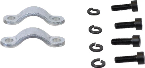 Premium Center Universal Joint Strap Kit For Ford Ranger 1983 To 2011 Fits Front Rear Shaft Joints High Quality Swap Part That Slaps On Easy And Keeps Your Ride Smooth As Butter So You Can Hit The Road With Max Torque Without Fearing A Breakdown On; metal straps and bolts