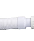Heavy Duty Acrylic Bathtub Drain Kit With Overflow Featuring Corrosion Resistant Piping And Leakproof Design showing durable white acrylic plumbing pipe.