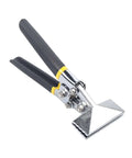 2 Piece Sheet Metal Bending Pliers Set With Three And One Quarter Inch Flat Jaw for metalwork, featuring durable steel construction.