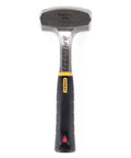 Antivibe Hammer Workhorse Pro Grade With One Piece Forged Construction And Vibration Reduction, 2.99 LB Heavy Duty Hammer, Black And Silver