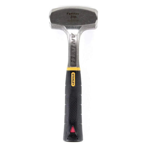 Antivibe Hammer Workhorse Pro Grade With One Piece Forged Construction And Vibration Reduction, 2.99 LB Heavy Duty Hammer, Black And Silver
