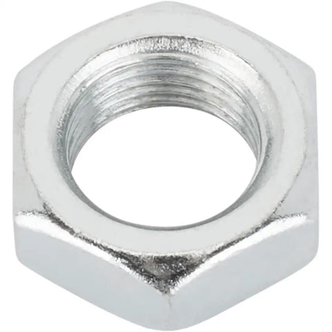 Steel Jam Nuts Five Eighth Inch by Eighteen NF Fine Thread Right Hand Thin Profile Locking Hardware for Rod Ends Heim Joints Tie Rod Ends Zinc Plated Pack of Six, zinc-plated steel jam nut