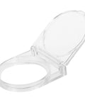 Transparent Industrial Power Button Cover With Adhesive Panel Mount, Dustproof Button Guard Shield for reducing accidental starts.