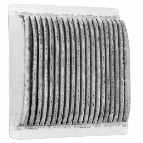 Premium Cabin Air Filter With Activated Carbon Replacement For Toyota Highlander 2001 To 2007, close-up view of filter material