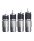 Four 42 Millimeter DC Motor With Planetary Gearbox 12V 24V High Torque Reduction Low Speed High Power 7 To 1351 RPM Heavy Duty Motors