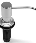 Built In Kitchen Soap Dispenser For Sink In Stainless Steel With Brushed Nickel Finish, Durable Pump Replacement