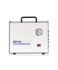 Oil Free Diaphragm Vacuum Pump With 20 Liters Per Minute Flow For Vacuum Filtration Portable Lab Equipment 220V Maintenance Free Eco Friendly Design Plus Positive And Negative Pressure Modes, front view