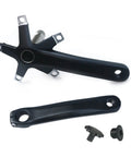 Durable Feather Light Aluminum Alloy Hollow Crankset With Unified Left And Right 170mm Crank Arms Easy Install Bike Cycling Parts Built Tough For Serious Riders, black left arm and right arm