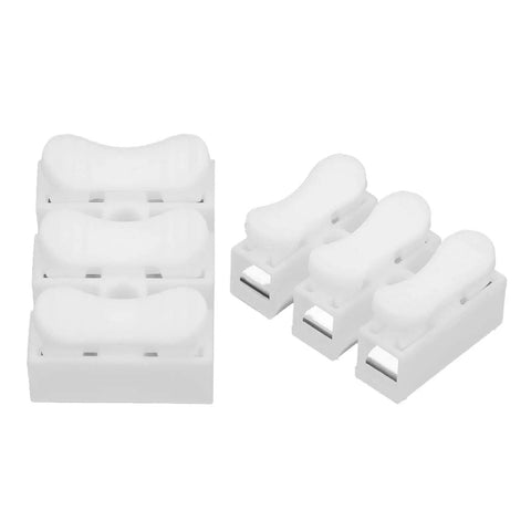 200 Pack Quick Connector Cable Clamps Terminal Block Wire Press Springs For Electric Motors And Electrical Projects, Easy 3 Step Assembly