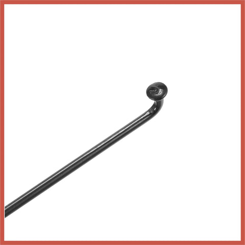 Close-up of 40-Piece 14G Bike Steel Spokes Kit 266mm Length With Nipples Ready For Action Wheel Repair For Most Bikes detail