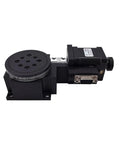 Spindle Motor Rock Solid 60WS High Precision Optical Stepper Motor With Warm Gear Stage Black Aluminum For Total Station Rotary Positioning