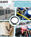 Gelriuny 3/8-in heavy-duty vacuum charging hose, 5 ft, 600 PSI working, 3000 PSI burst, with 3/8-in fittings