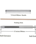 12 Inch Pro Grade Soil Sample Probe With T Handle For Easy Soil Testing And Sampling Soil Sampler Tool dimensions diagram