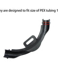 10 Pieces One Half Inch PEX Tubing Bend Support Plastic Durable Corrosion Resistant Easy To Remove And Reuse For One Half Inch Pipe