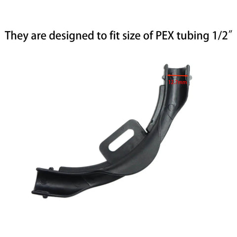 10 Pieces One Half Inch PEX Tubing Bend Support Plastic Durable Corrosion Resistant Easy To Remove And Reuse For One Half Inch Pipe