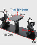 Horizontal Microscope Flatness Detection Kit For Double Head Observation With Video CCD Pro Grade Lab Microscope Accessories, 610x180mm