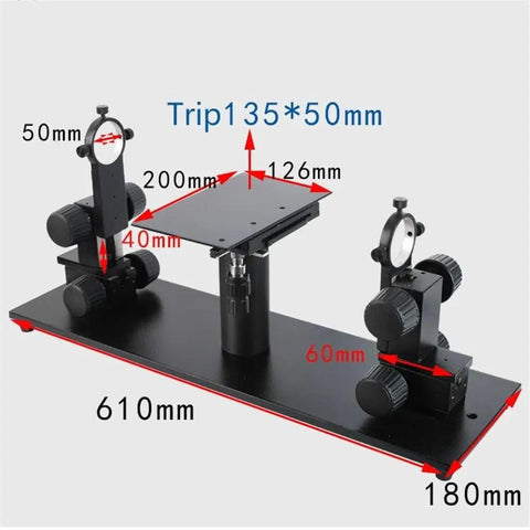 Horizontal Microscope Flatness Detection Kit For Double Head Observation With Video CCD Pro Grade Lab Microscope Accessories, 610x180mm