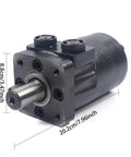 Hydraulic Motor Replacement For Char-Lynn 101-1003 009 And Eaton 101-1003 With Four Bolt Flange and 1 Inch Shaft