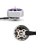 Side and top view of 4500KV Brushless Drone Motor For 2-4S FPV Racing Drones And Quadcopters Lightweight 2mm Shaft