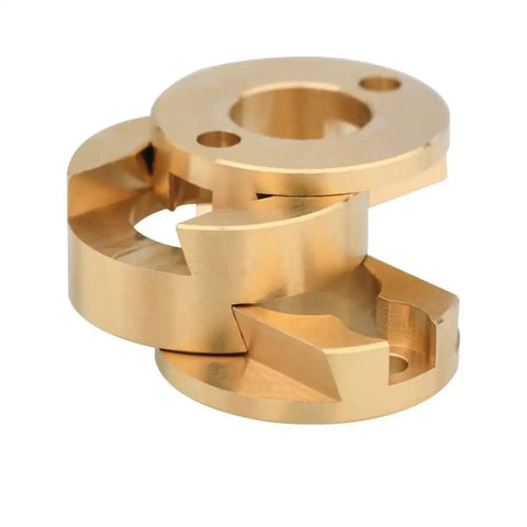 Premium VzBoT Oldham Couplings For 3D Printer Z Axis Smooth Transmission Reduce Vibration Ensure Screw Stability And Accurate Prints Easy Install Low Friction Compact Fit For Most Models Super Cool Gadgets brass Oldham coupling for 3D printer Z axis