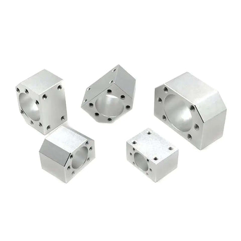 Premium DSG25H Ball Screw Set With SFU2504 2505 2510 Rods And Bearing Nut Housing For DIY Router CNC Machines Made From Solid Aluminum Alloy That Works Like A Charm. aluminum nut housings