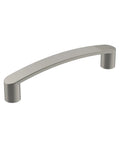 Contemporary Satin Nickel Cabinet Pull Rift Finish With Four And A Quarter Inch Overall Length And Three And Three Quarters Inch Center To Center Mounting Holes Ideal For Cabinets Drawers And Furniture Modern Drawer Handle in satin nickel finish