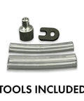Tools included with Anti-Puncture Bike Tire Sealant, 8.45oz, Ultra-Fast Liquid for all bike tires