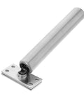 Silver Adjustable Door Closer For Home And Hotel Doors Chrome Finish Auto Close Privacy Protection Built Tough Durable Spring Quiet Slam Prevention Easy Install Residential Use