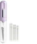 Must Have All In One 5 In 1 Automatic Needle Threader With Seam Ripper Magnetic Needle Minder Thimble And 8 Hand Sewing Needles