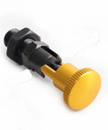 Tough As Nails Self Locking Indexing Plunger With Fine Thread Aluminum Knob And Durable Carbon Steel M5 To M16 for CNC routing.
