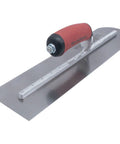 Rounded Front Finishing Trowel With Dual Edge Design For Smooth Concrete, 16 x 4 Inch Steel Blade, Pro Grade Performance, Made In The USA