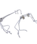 Heavy Duty Fuel Injector Lines Kit Fits Cummins 5.9L 6BT 12V Diesel Engine With Rotary Pump Oe Numbers 3960783 And 3960784 Plus 908149 And 908150 For Perfect Flow And Easy Swap Job, alloy steel fuel lines