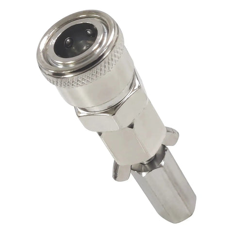 VacU Lock End Connector For Reciprocating Linear Actuator DIY Design In Stainless Steel With M8 Thread 3.3 Inch Height And 121g Weight