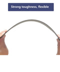 Hands bending a sheet from 12 Pack Black Plastic Sheets 8x12 Inch 0.04 Inch Thick High Tensile Plastic Panels