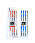 Pro Grade Ten Piece Forstner Drill Bit Set Cuts Slick Clean Holes In Wood And Tile Straight Up No Frills Heavy Duty Carbide Reinforced Alloy Steel Sized Sixteen To Twenty Five Millimeters Vibrant Blue in a compact storage case.