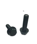 Grade 8 Flange Frame Bolt Black Three Eighth Inch Length One And A Half Inch Full Thread One Thousand Pack Durable Hardware Fastener Kit