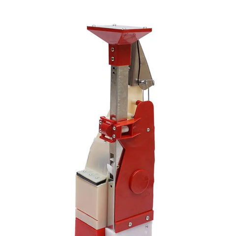 Side view of Adjustable Manual Seed Spreader Handheld Planter For Corn And Peanuts With Thickened Stainless Steel Nozzle