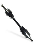 Toyota Corolla Front CV Axle Shaft Assembly Replacement For 1.8L L4 Auto Trans Front Left Driver Side With Direct Fit And Easy Install Replaces 4342002340 4342002380 665218 NCV69583, steel axle shaft on white