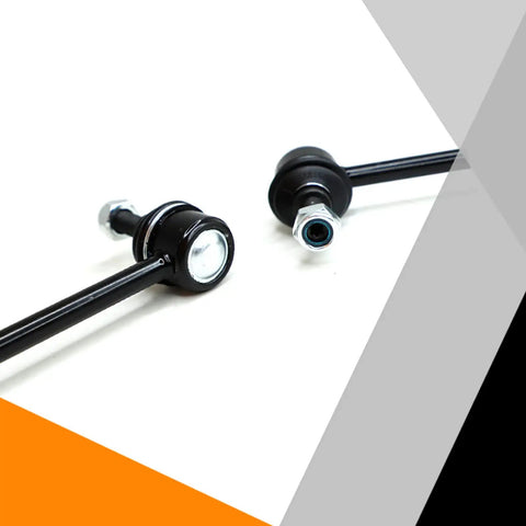 Front Sway Stabilizer Bar End Link Kit Set Of 2 For Hyundai Accent Elantra Forte And More Heavy Duty Bolt On Replacement Links To Beef Up Handling Steering Response And Ride Quality Fits 2012 To 2018 Accent 2011 To 2016 Elantra 2014 To 2018 Forte. black steel sway bar end links set of 2